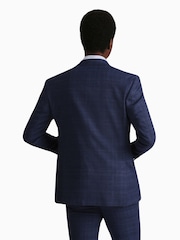 Ted Baker Tailoring Blue Chelia Slim Fit Check Jacket - Image 2 of 4