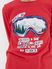 FatFace Red Family Check Pyjama Set - Image 3 of 4