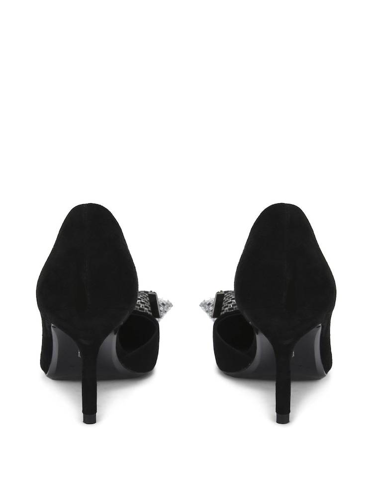 Carvela Regal Bow Court 90 Black Shoes - Image 1 of 1