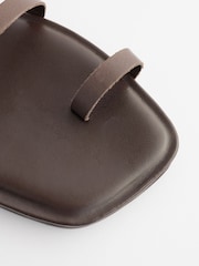 Chocolate Brown Forever Comfort® Strappy Midi Sandals - Image 12 of 12