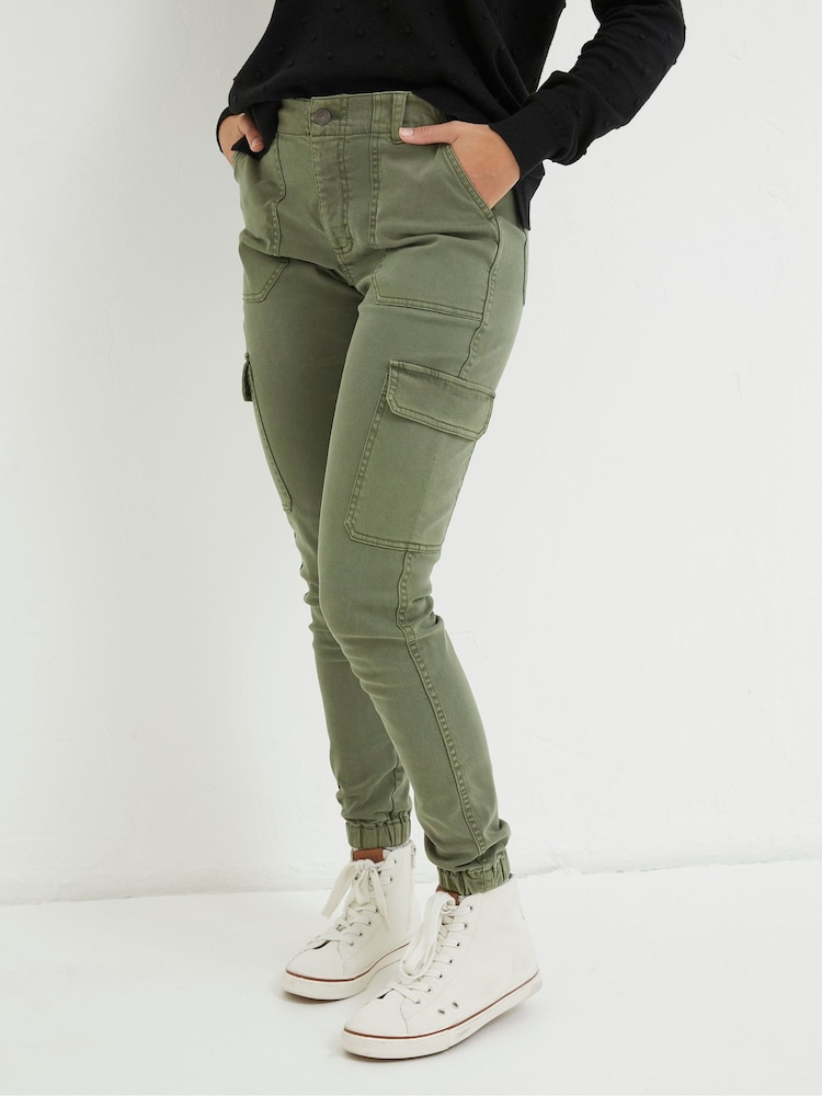 Grün - FatFace Cargohose - Bild 1 von 6 Grün - FatFace Cargohose - Bild 1 von 6