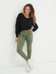 Grün - FatFace Cargohose - Bild 3 von 6