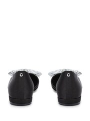 Carvela Regal Bow Flat Black Shoes - Image 3 of 4