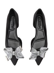 Carvela Regal Bow Flat Black Shoes - Image 4 of 4
