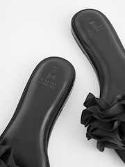 Czarny - Klapki Forever Comfort® z falbankami - Image 8 of 11