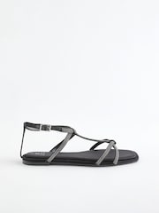 Schwarz - Forever Comfort® Verzierte Riemensandalen - Bild 3 von 8