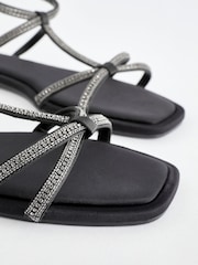 Schwarz - Forever Comfort® Verzierte Riemensandalen - Bild 5 von 8