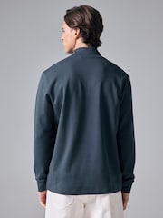 Grey Soft Touch Long Sleeve Turtle Neck T-Shirt - Image 3 of 8