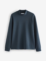 Grey Soft Touch Long Sleeve Turtle Neck T-Shirt - Image 6 of 8