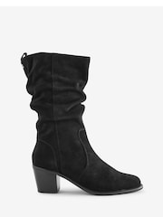 Botas negras arrugadas Secil de Carvela - Imagen 1 de 4