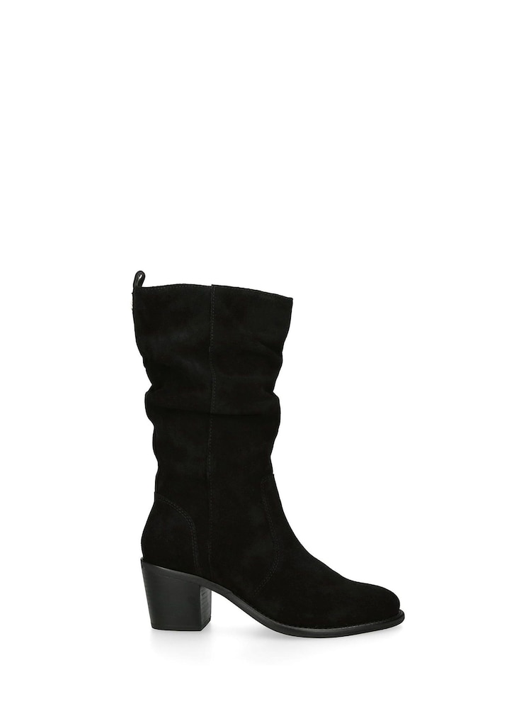 Botas negras arrugadas Secil de Carvela - Imagen 2 de 4