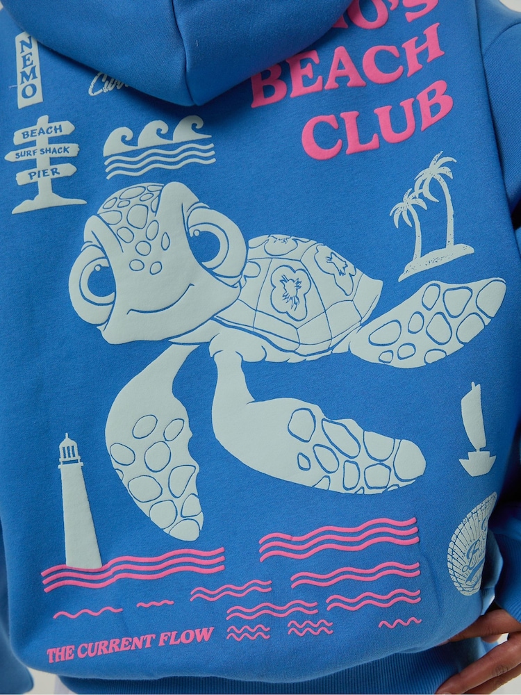 Skinnydip Blue Disney Finding Nemo Beach Club Hoodie - Image 6 of 6