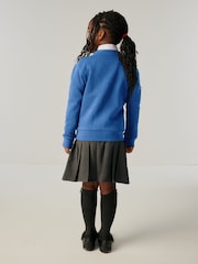 Clarks Blue Girls Bow Sweat School Cardigan - Image 2 of 5