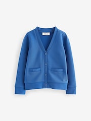 Clarks Blue Girls Bow Sweat School Cardigan - Image 3 of 5