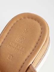 Nude Extra Wide Fit Forever Comfort® Leather Sport Bling Wedges - Image 8 of 8