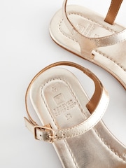 Champagne Gold Forever Comfort® Weave Sandals - Image 6 of 7