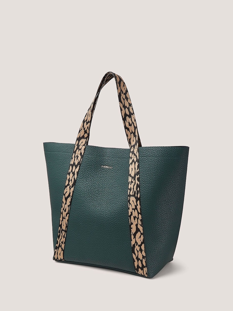 Fiorelli Lyra Animal Print Strap Tote Bag - Image 2 of 4 Fiorelli Lyra Animal Print Strap Tote Bag - Image 2 of 4
