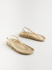 Neutral Forever Comfort® Beaded Toe Post Sandals - Image 3 of 8