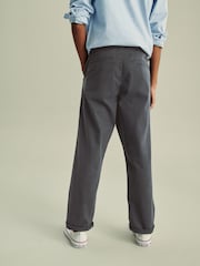 Charcoal Grey Loose Fit Chino Trousers (3-16yrs) - Image 3 of 6