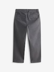 Charcoal Grey Loose Fit Chino Trousers (3-16yrs) - Image 5 of 6
