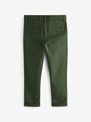 Dark Green Skinny Fit Stretch Chino Trousers (3-16yrs) - Image 2 of 3