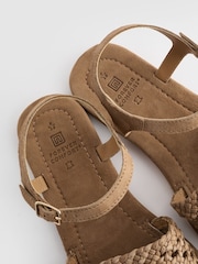 Tan Brown Forever Comfort® Weave Sandals - Image 6 of 6