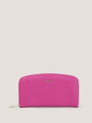 Fiorelli Pink Benny Zip Around Plain Bag - Image 1 of 5