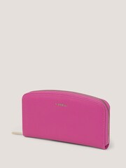 Fiorelli Pink Benny Zip Around Plain Bag - Image 2 of 5