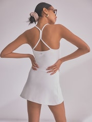 self. Cream Sports Dress - Image 1 of 7