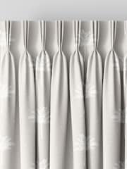 Sara Miller Natural Linen Small Palm Made to Measure 100% Cotton Curtains - Image 6 of 9