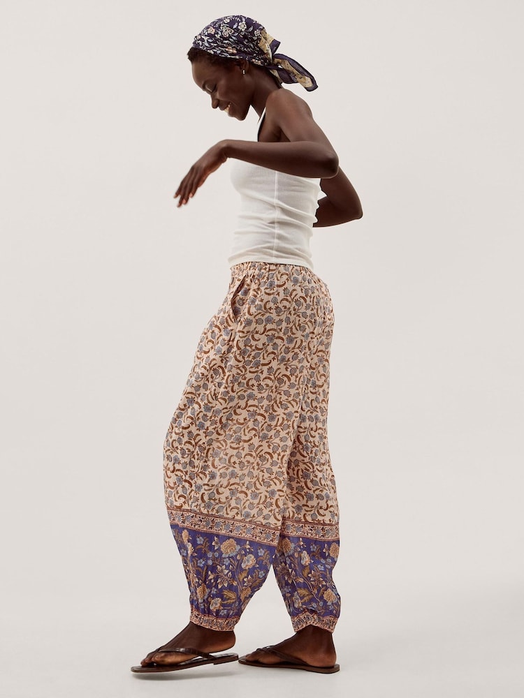 Monsoon Ari Floral Harem Trousers - Imagen 1 de 5