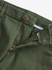 Dark Green Regular Fit Stretch Chino Trousers (3-16yrs) - Image 3 of 3