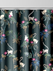 Sara Miller Green Lemur Made to Measure Curtains - Image 8 of 9