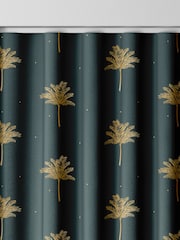 Sara Miller Forest Green Small Palm Made to Measure Curtains - Image 8 of 9