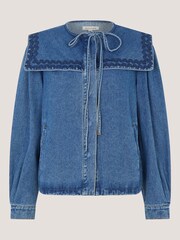 Monsoon Blue Livvy Denim Jacket - Image 1 of 1