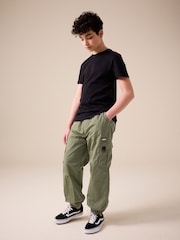 Sage Green Utility Cargo Trousers (3-16yrs) - Image 2 of 8