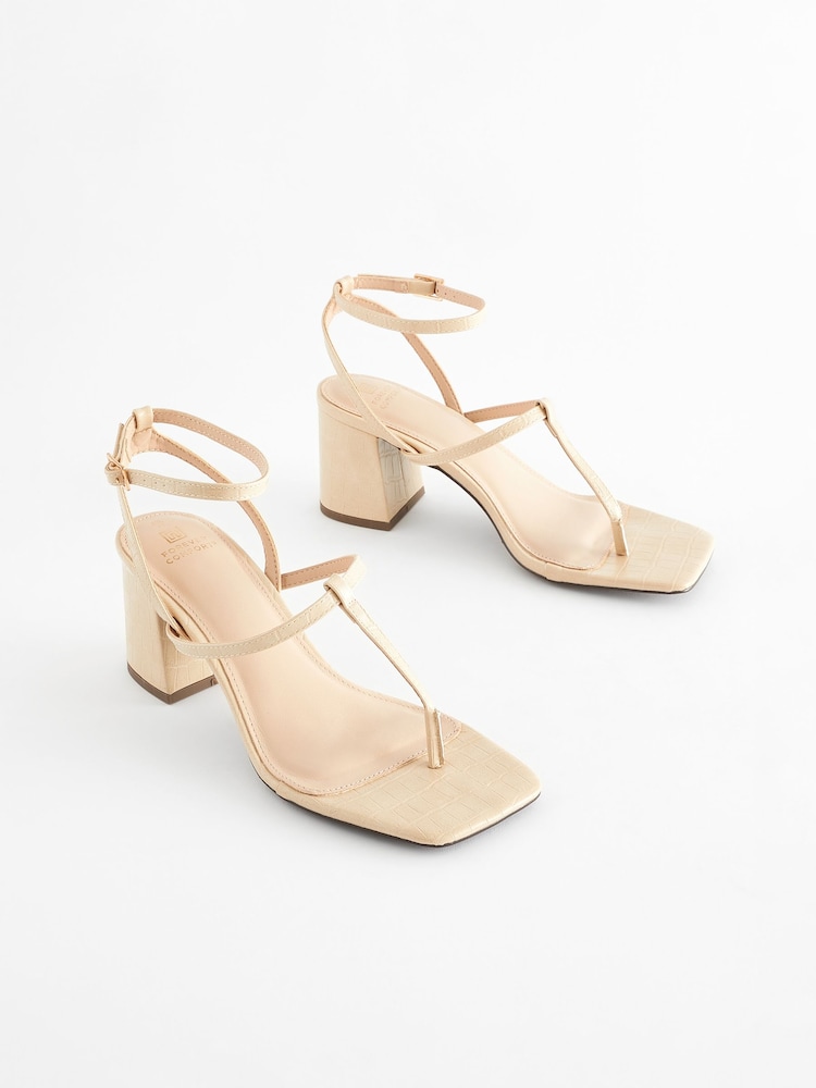 Camel Forever Comfort® Toe Post Block Heel Sandals - Image 3 of 7