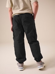 Black Utility Cargo Trousers (3-16yrs) - Image 3 of 9