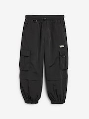 Black Utility Cargo Trousers (3-16yrs) - Image 5 of 9