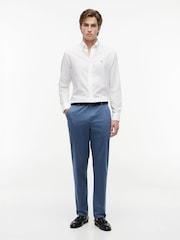 Tommy Hilfiger Blue Denton Straight Printed Structure Chinos - Image 3 of 5