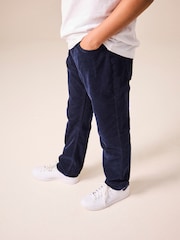 Navy Blue Corduroy Trousers (3-16yrs) - Image 1 of 6