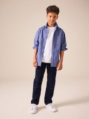 Navy Blue Corduroy Trousers (3-16yrs) - Image 2 of 6