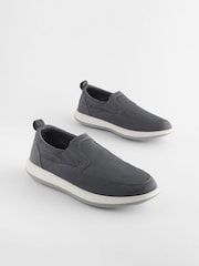 siva - Fleksibilne mokasine Slip On - Slika 2 iz 7