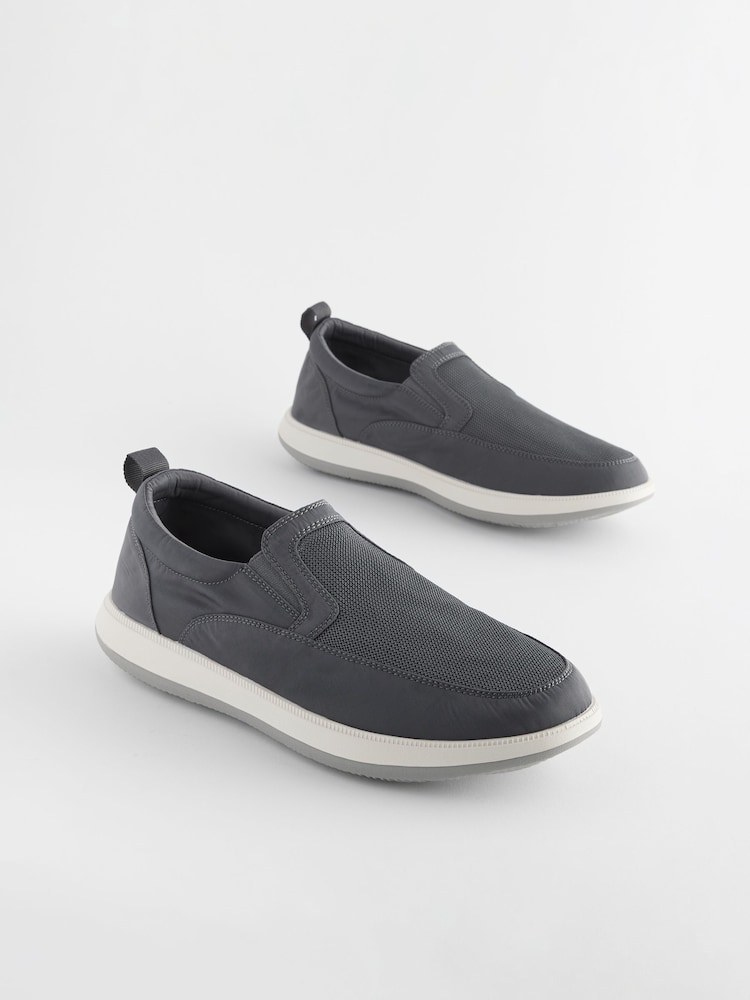 siva - Fleksibilne mokasine Slip On - Slika 2 iz 7