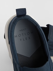 Mornarsko modra - Fleksibilne mokasine Slip On - Slika 6 iz 7
