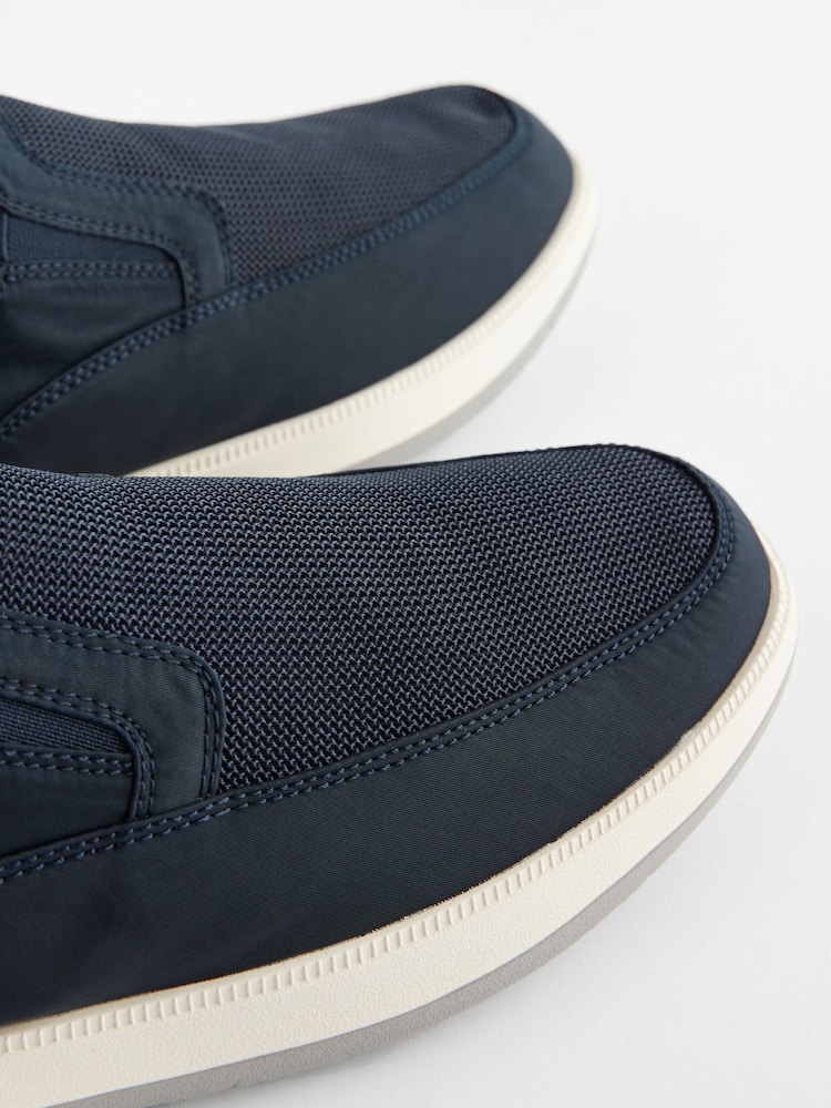 Mornarsko modra - Fleksibilne mokasine Slip On - Slika 7 iz 7
