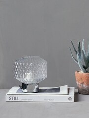 Abigail Ahern Clear Tyche Table Lamp - Image 2 of 2