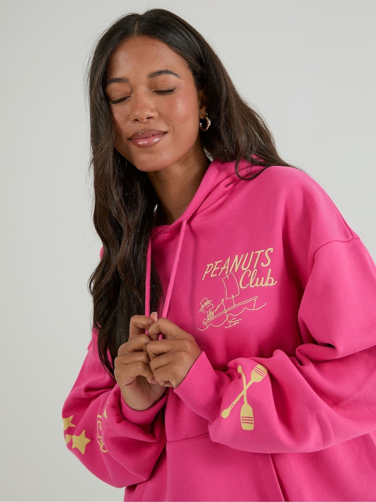Skinnydip Pink Peanuts Sailing Hoodie - Image 2 of 5