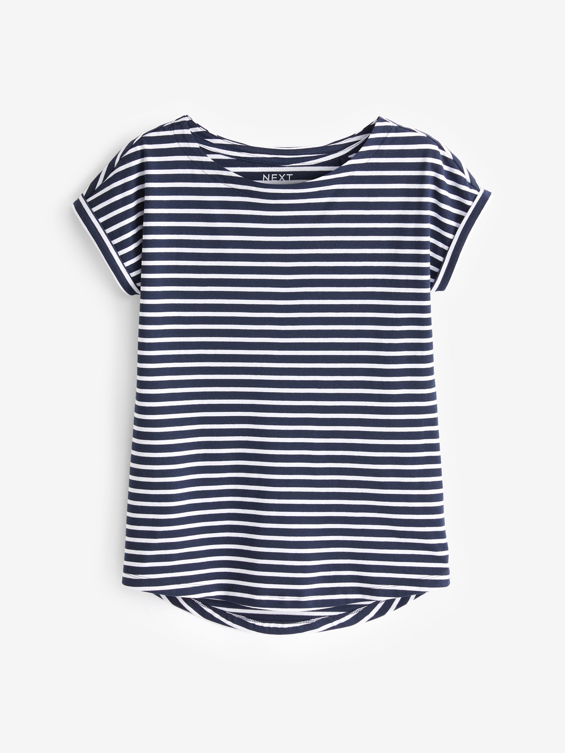 Darling Days Double Layer Cap Sleeve Striped Top main image 1
