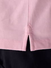 Pink Light Regular Fit Short Sleeve Pique Polo Shirt - Image 5 of 8